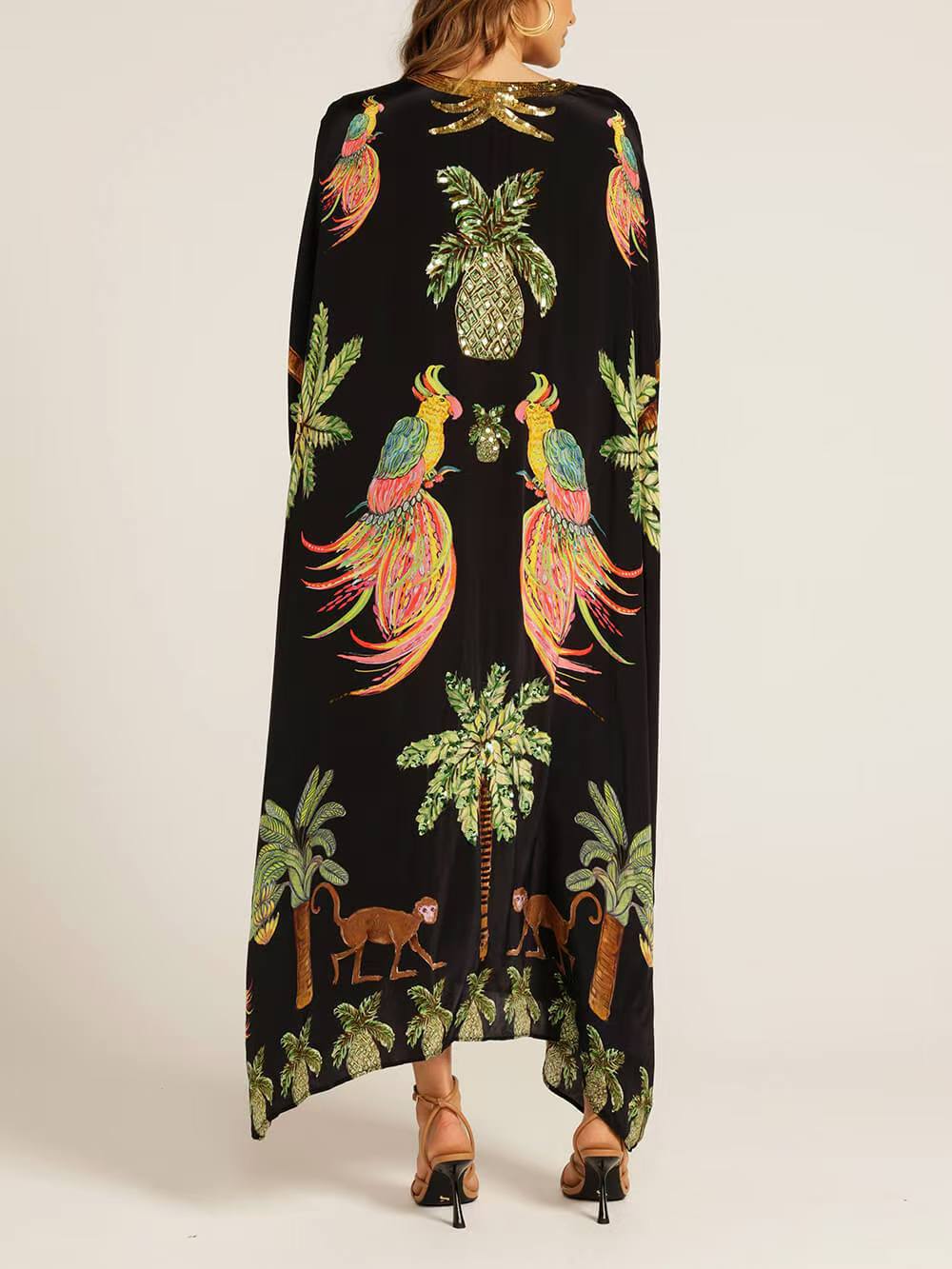 🔥LAST DAY 57% OFF🔥🔥V-neck Printed Loose Fashion Dress
