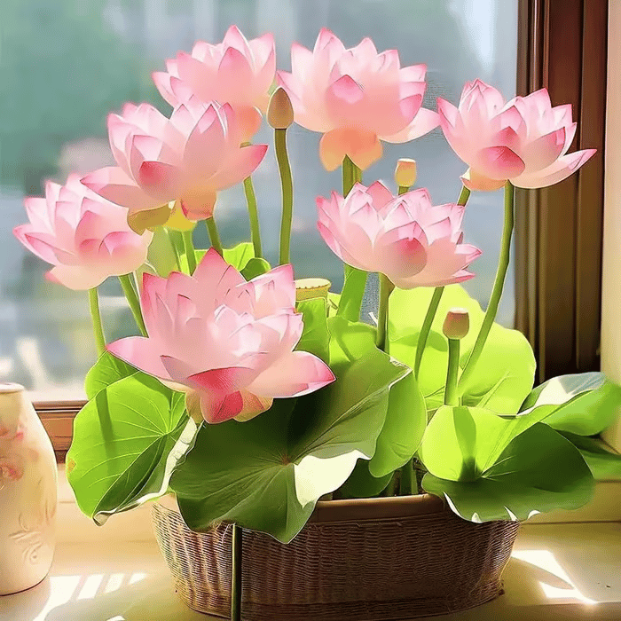 🔥LAST DAY 46% OFF💐The Sacred Bonsai Bowl Lotus Flower