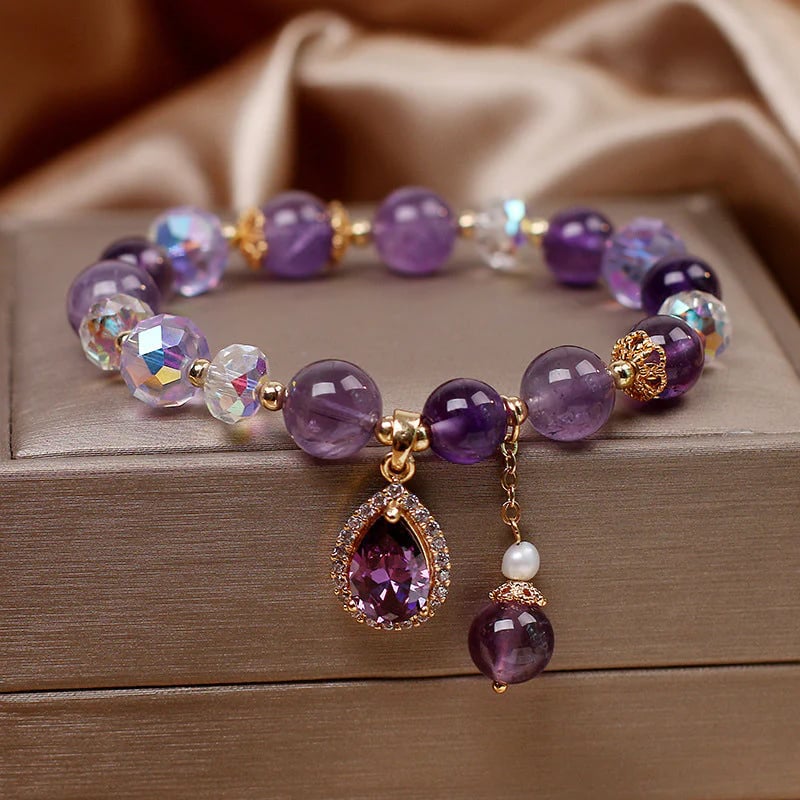 💥Special sale - Natural Amethyst Water Drop Bracelet
