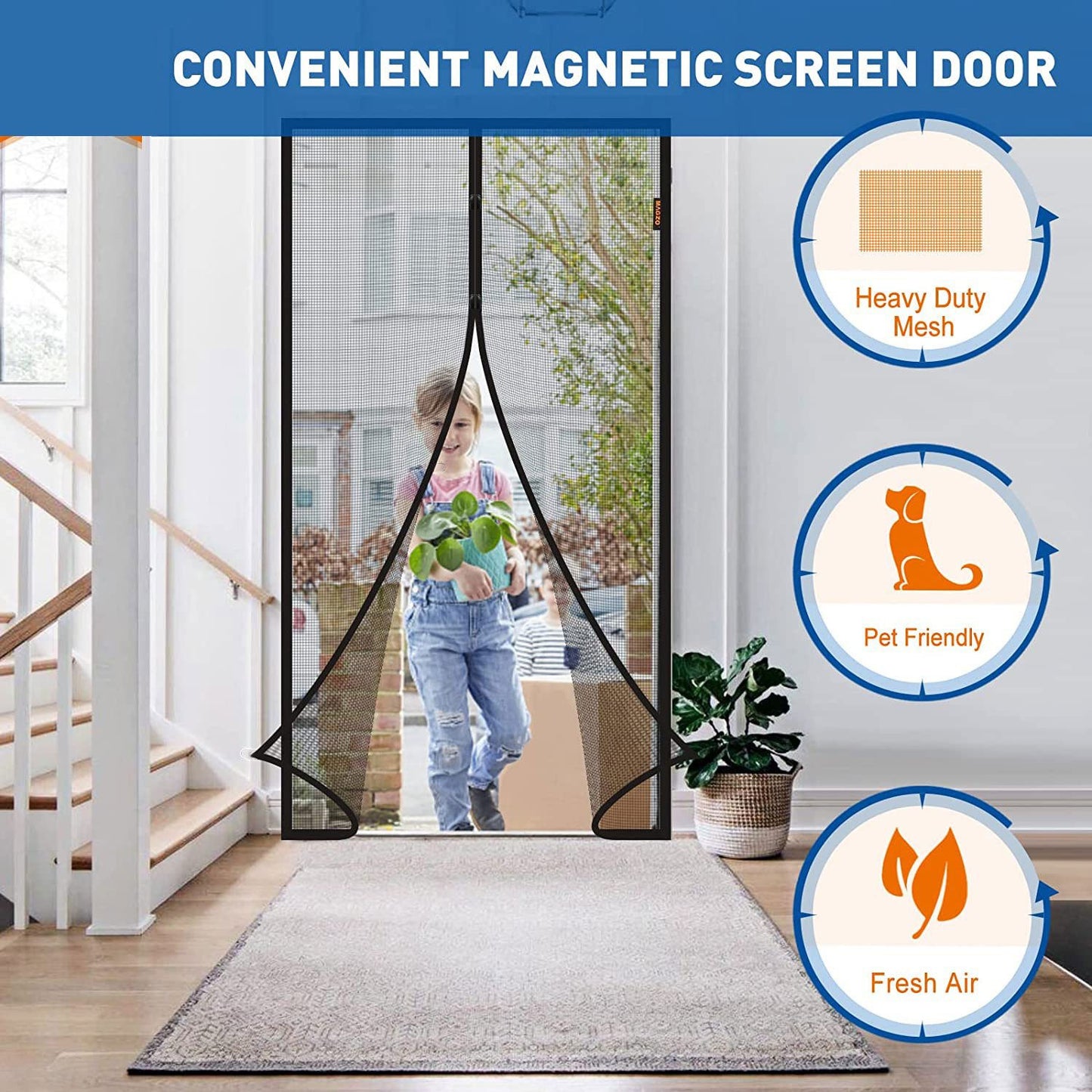🔥Limited time offer, last day 51% off🎁Magnetic Screen Door