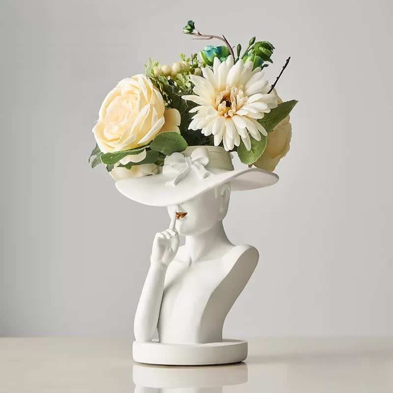 💥Special sale - Modern Girl Statue Flower Vase