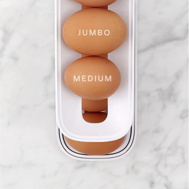Wyhsports - Automatic Scrolling Egg Rack Holder Storage Box