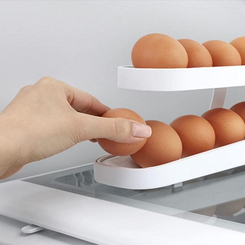 Wyhsports - Automatic Scrolling Egg Rack Holder Storage Box