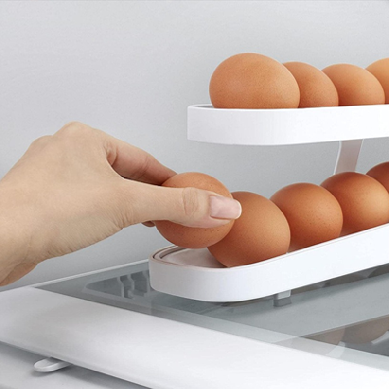 Wyhsports - Automatic Scrolling Egg Rack Holder Storage Box