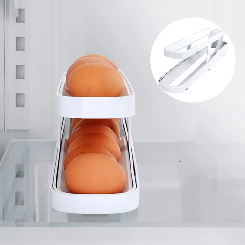 Wyhsports - Automatic Scrolling Egg Rack Holder Storage Box