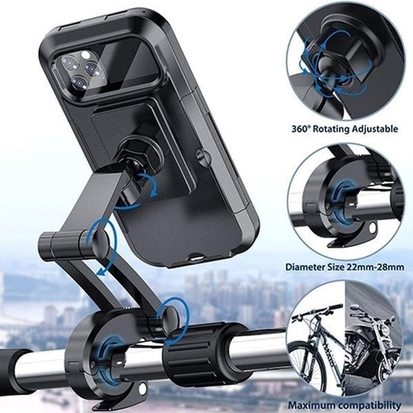 🔥Limited time offer, last day 52% off🔥Waterproof Bicycle & Motorcycle Phone Holder
