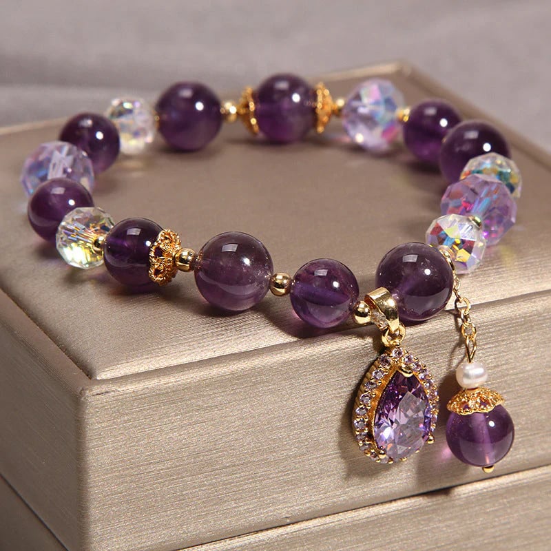 💥Special sale - Natural Amethyst Water Drop Bracelet
