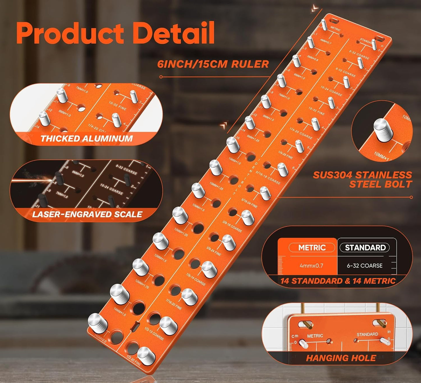 ð¥LAST DAY 49% OFFð¥Nut and Bolt Thread Checker