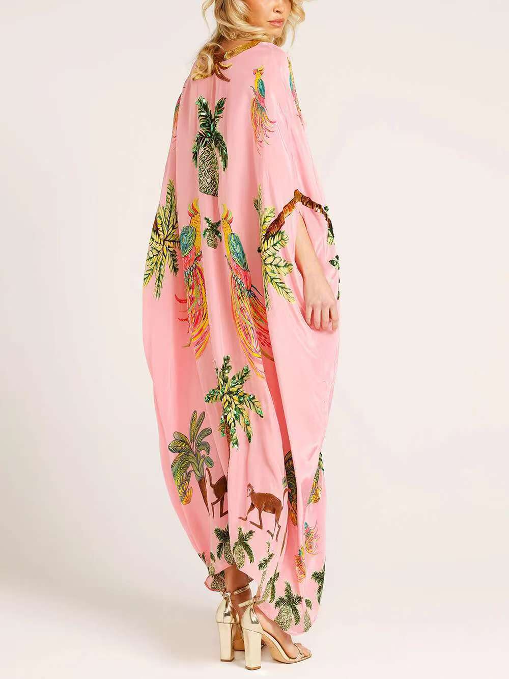 🔥LAST DAY 57% OFF🔥🔥V-neck Printed Loose Fashion Dress