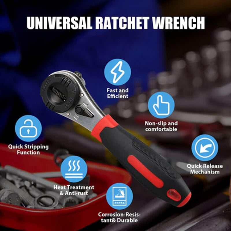 š„Special sale - Adjustable Ratchet Wrench