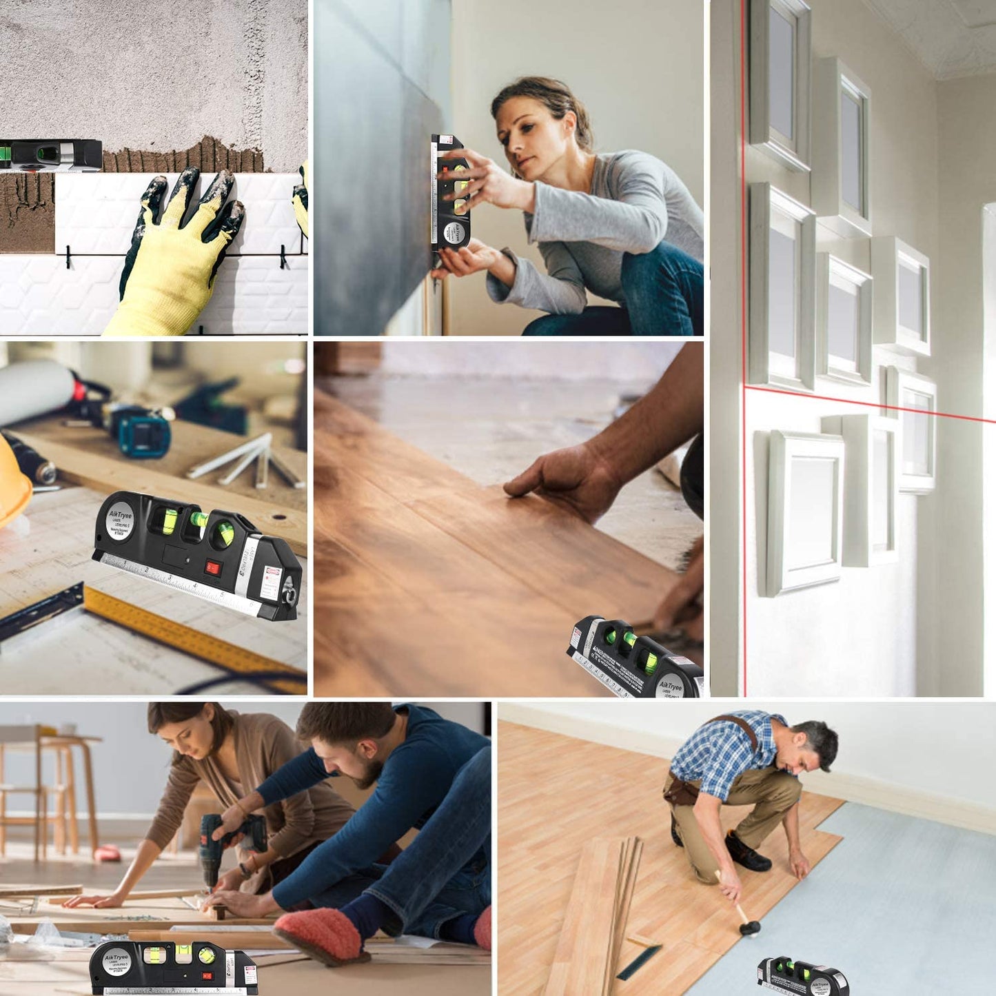 Wyhsports - Laser Level Ruler Multi-functional Household Infrared Decoration