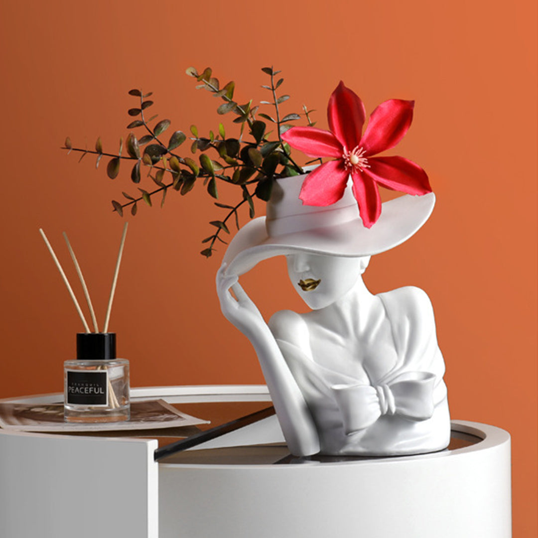 💥Special sale - Modern Girl Statue Flower Vase