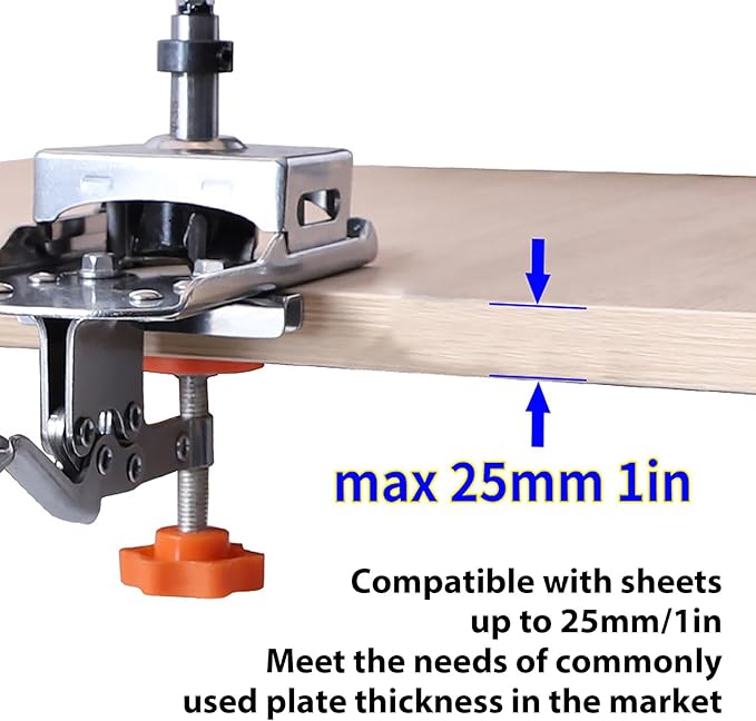 š„Last day limited time offer 54% offš„š„Woodworking 35mm Hinge Boring Jig Hole Opener Kit