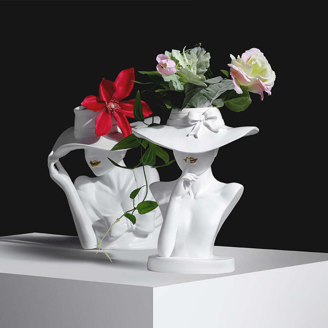 💥Special sale - Modern Girl Statue Flower Vase