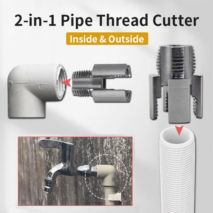 🔥Limited time offer, last day 51% of🔥Integrated Internal & External Pipe Threading Tool