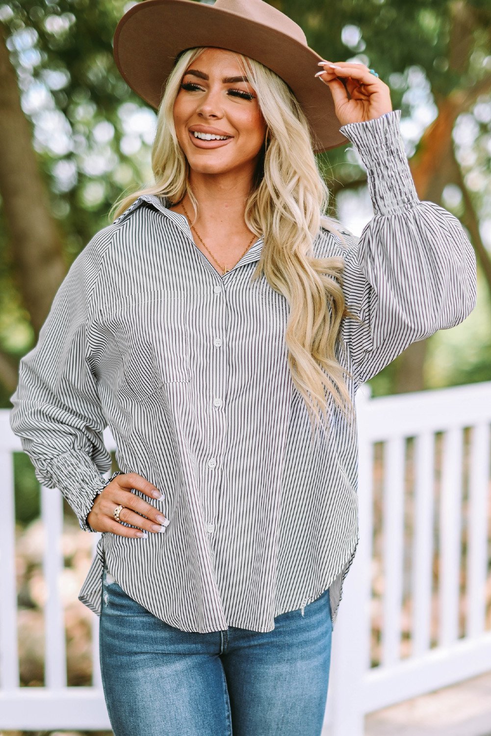 💥🔥Limited time offer, last day 53% off🔥Midi-length pleated shirt with oversized draped sleeves