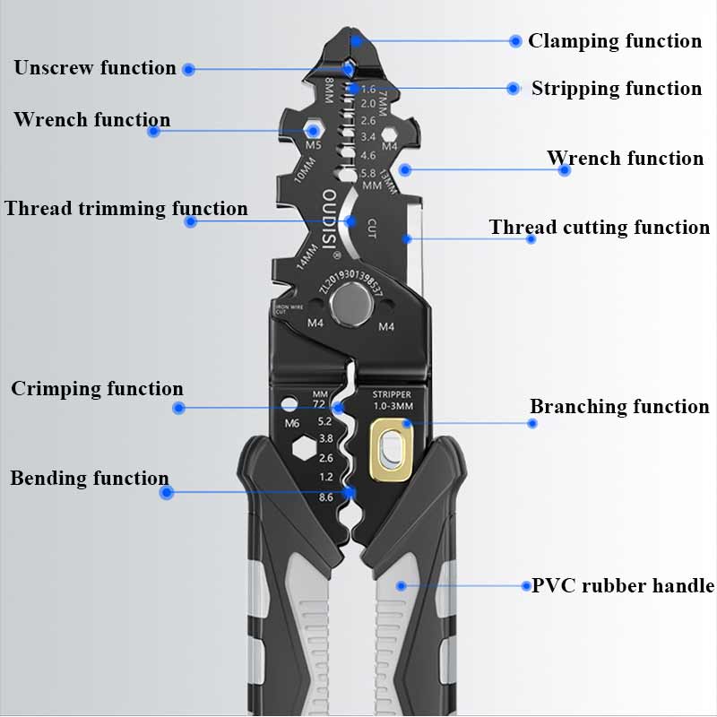 đĽHot sale promotion 58% OFFâ¨11 in 1 multi-function wire stripper