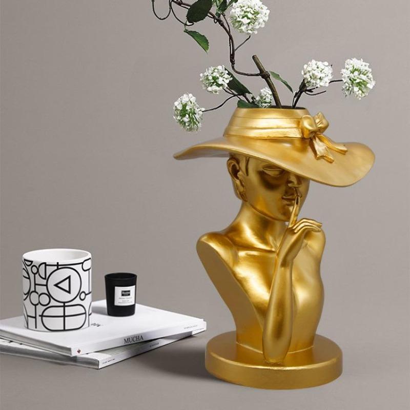 💥Special sale - Modern Girl Statue Flower Vase
