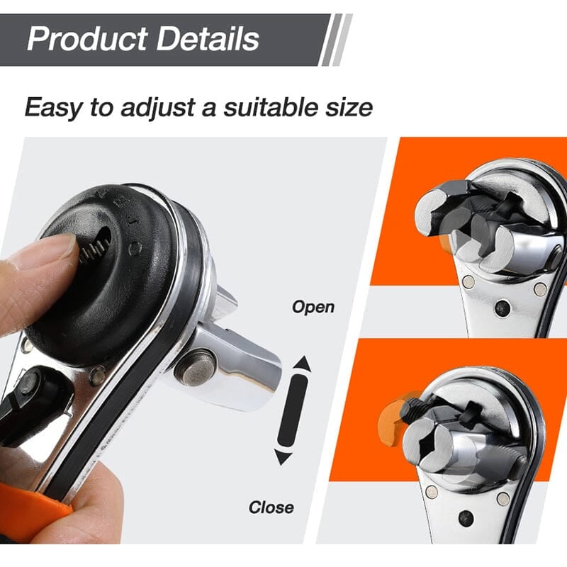 š„Special sale - Adjustable Ratchet Wrench