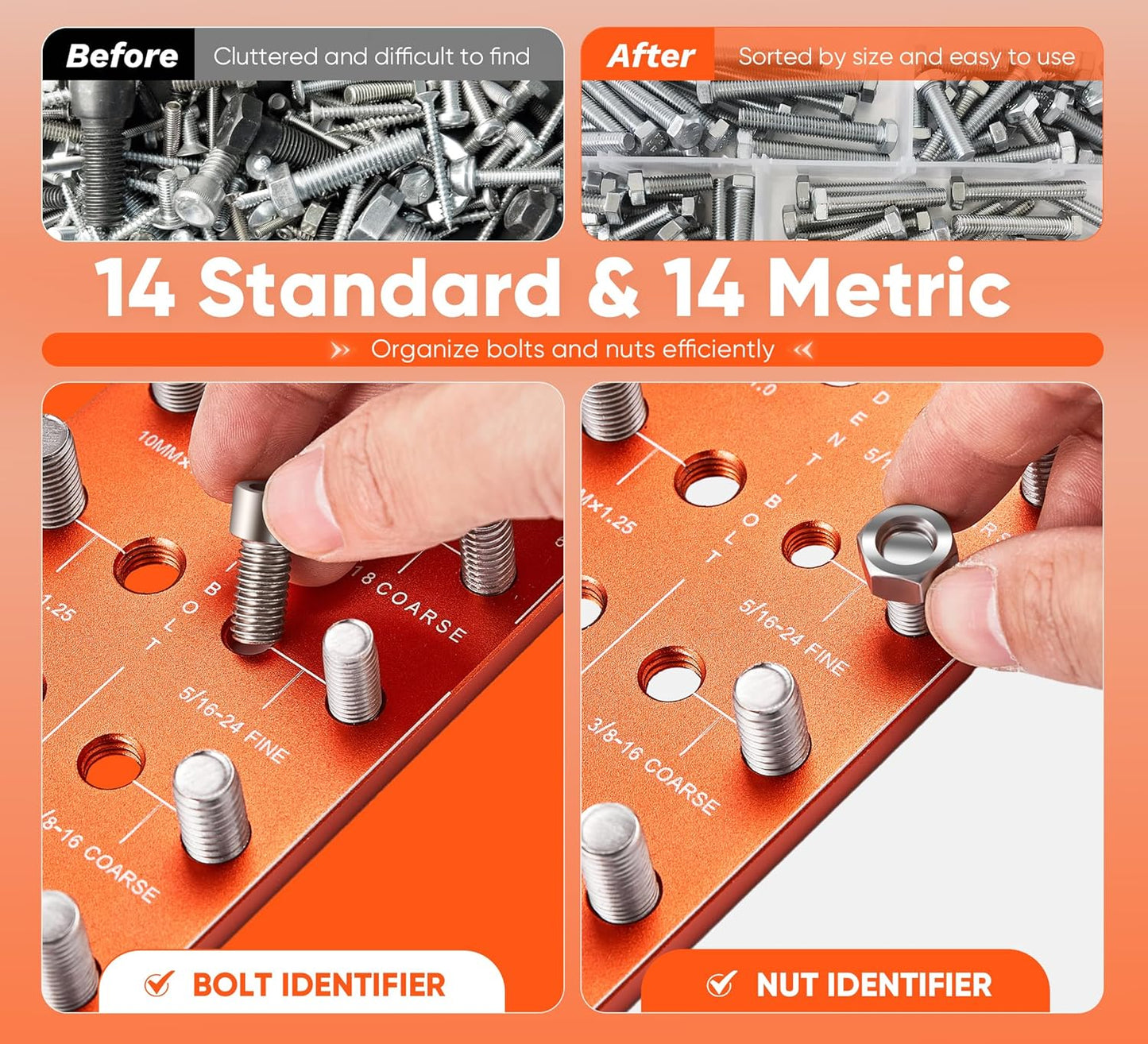 ð¥LAST DAY 49% OFFð¥Nut and Bolt Thread Checker