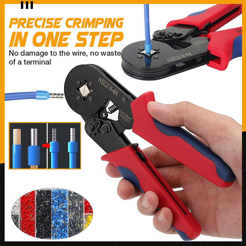 Wyhsports - Ratchet Tubular Terminal Wire Crimpers Set