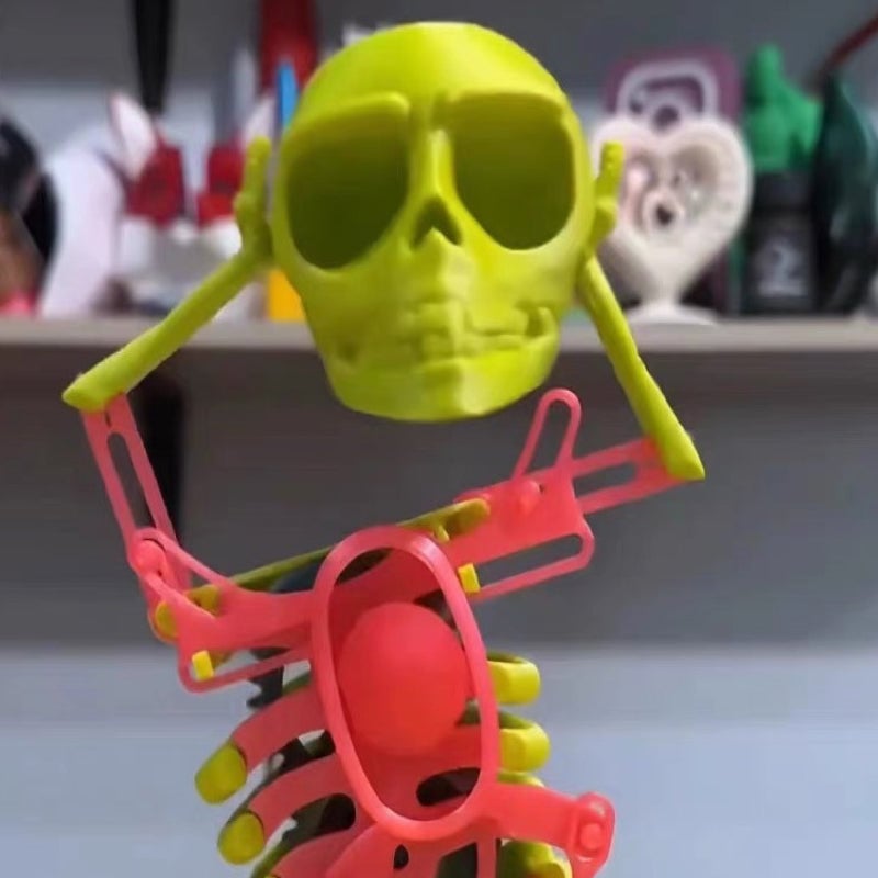 🎉🔥Limited time offer, last day 59% off🎁Dancing and Swinging 3D Skull Toy
