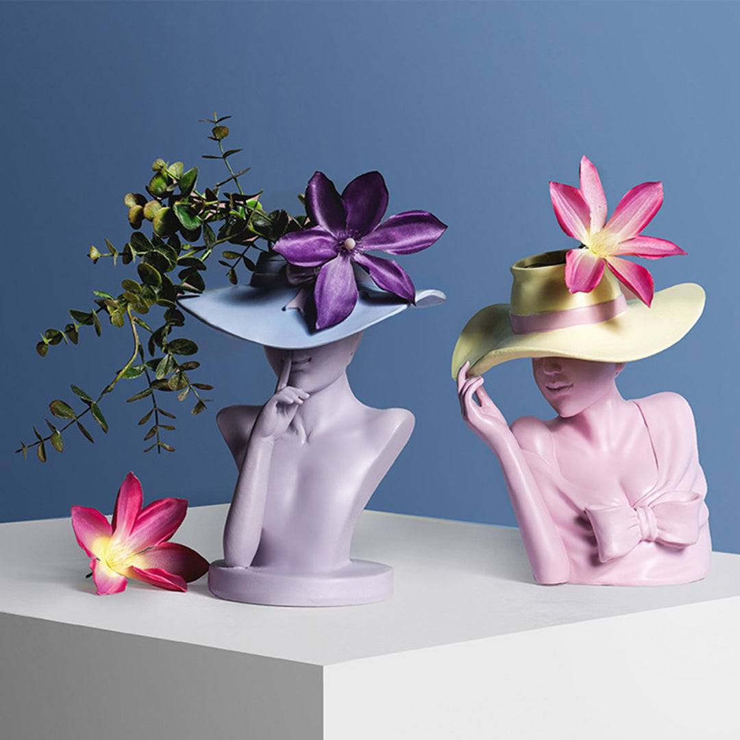 💥Special sale - Modern Girl Statue Flower Vase