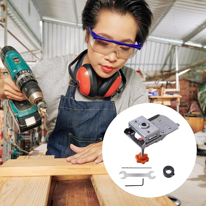 š„Last day limited time offer 54% offš„š„Woodworking 35mm Hinge Boring Jig Hole Opener Kit