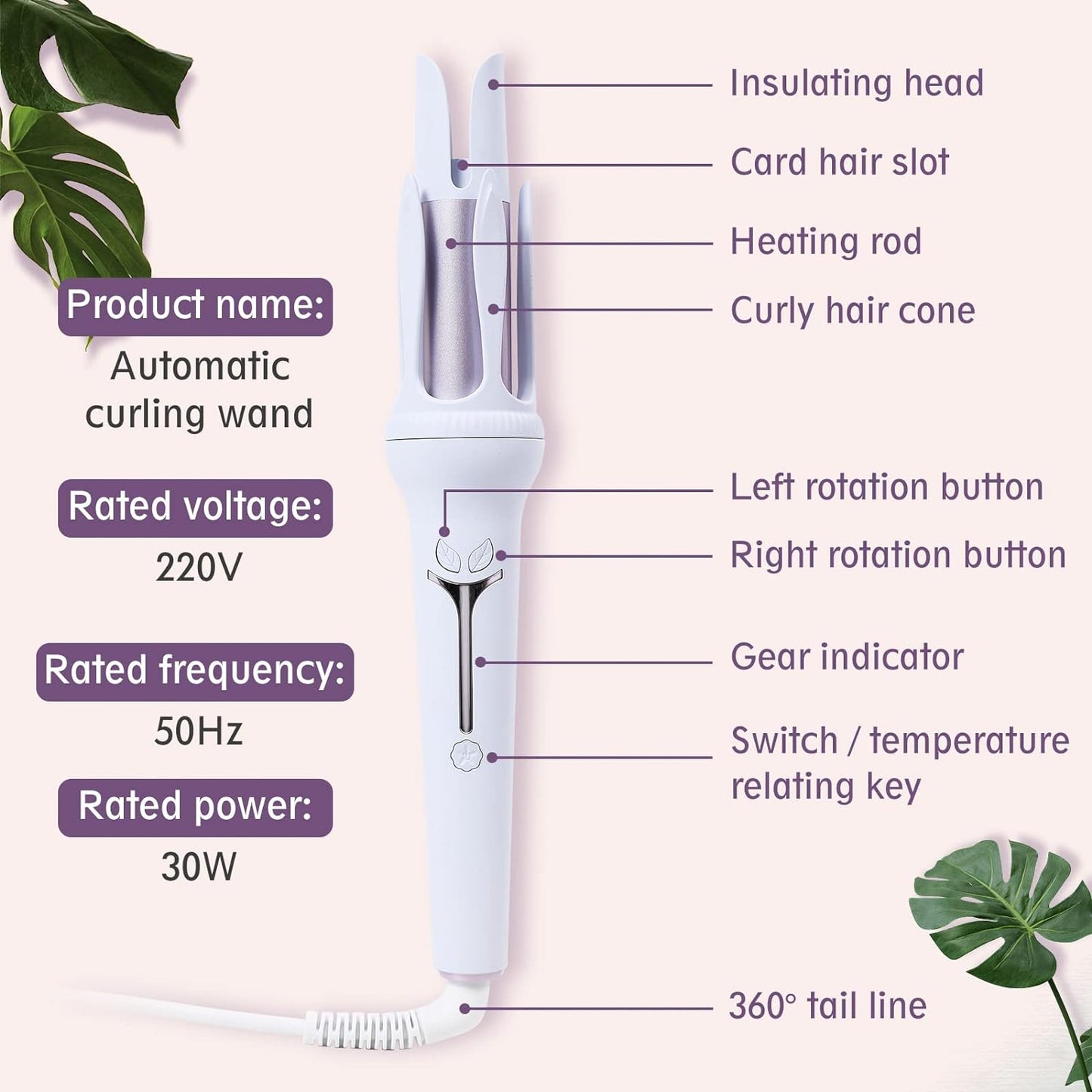 💥Special sale - Rotating automatic curling iron