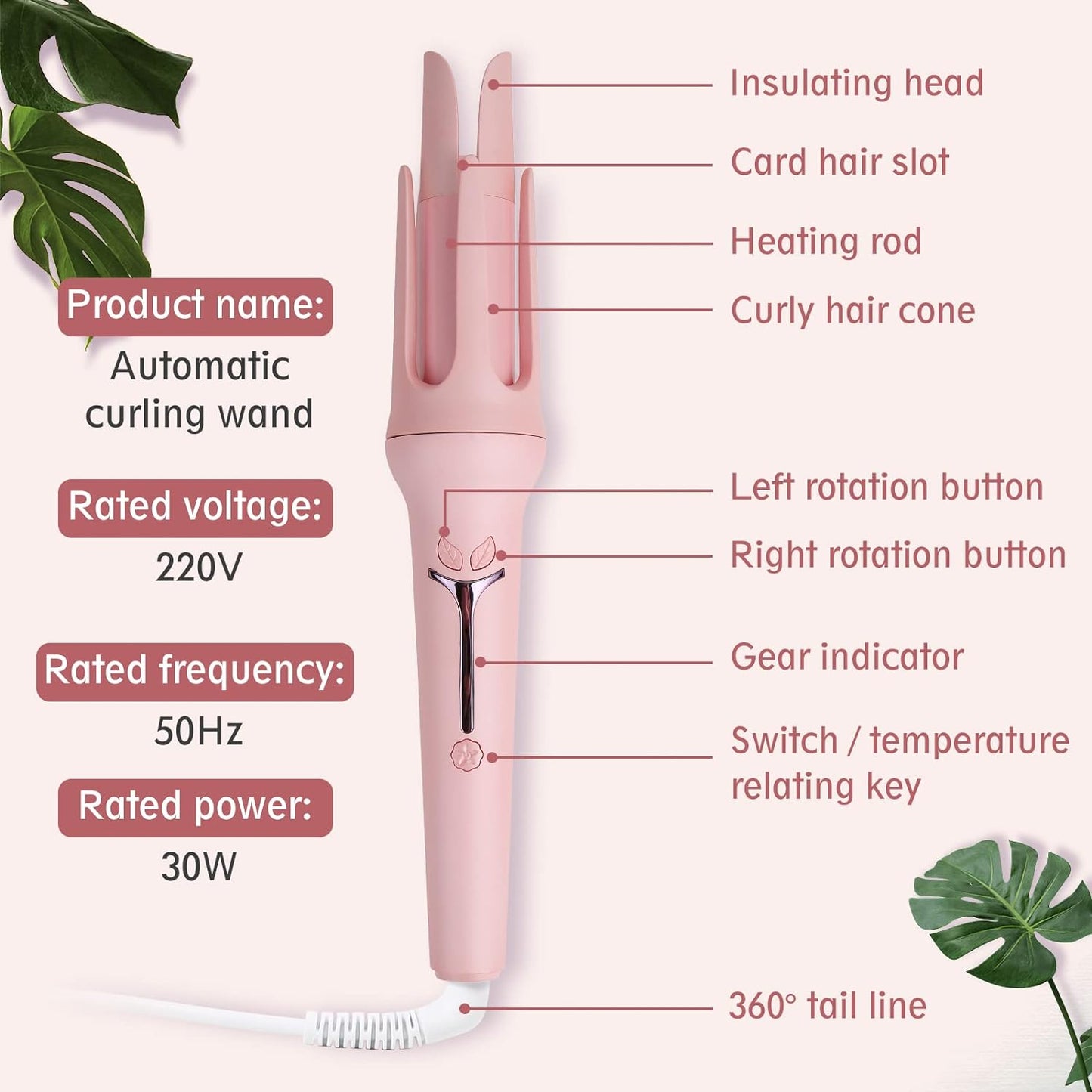 💥Special sale - Rotating automatic curling iron