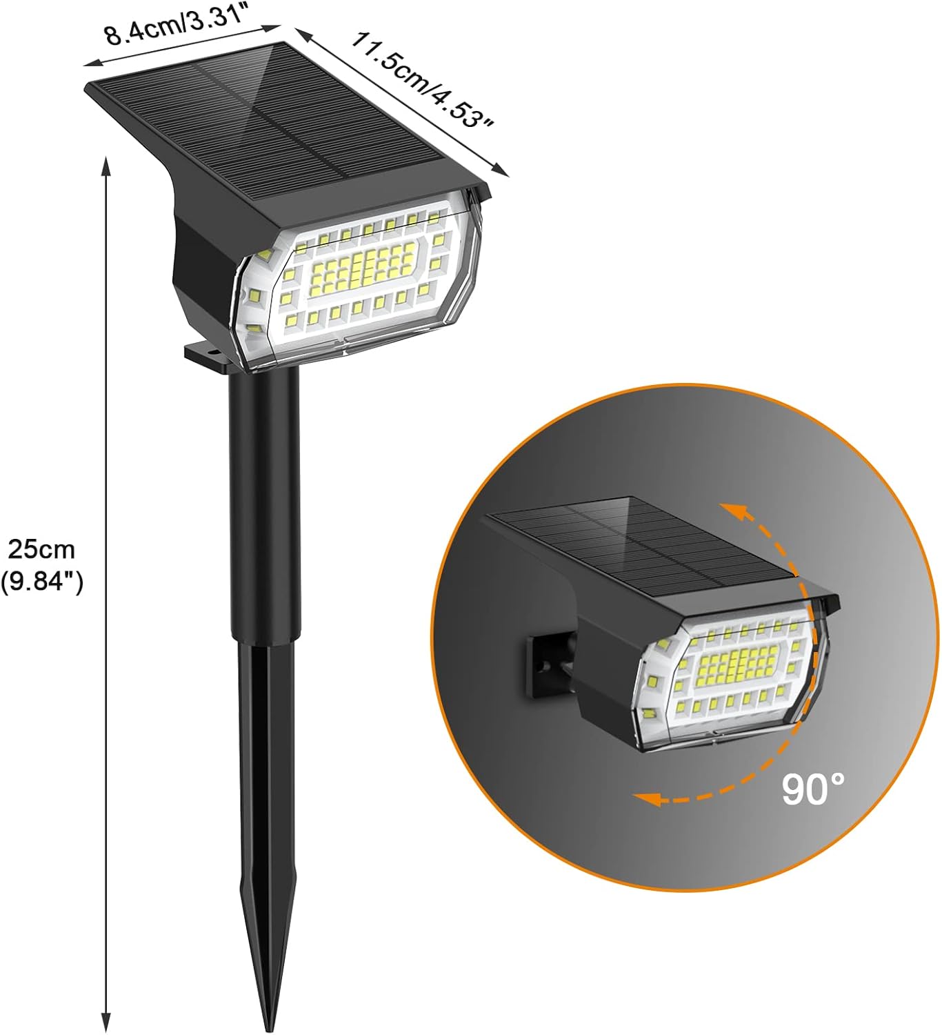 🔥LAST DAY 49% OFF💥Solar Spot Lights Outdoor