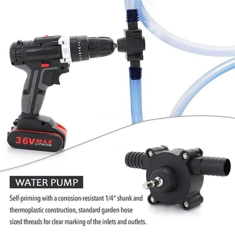 Wyhsports - Hand Electric Drill Drive Self Priming Water Transfer Pump