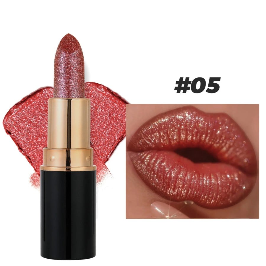 💖🔥Limited Time Hot Sale🌺Diamond Lip Gloss Glitter Lipstick Waterproof