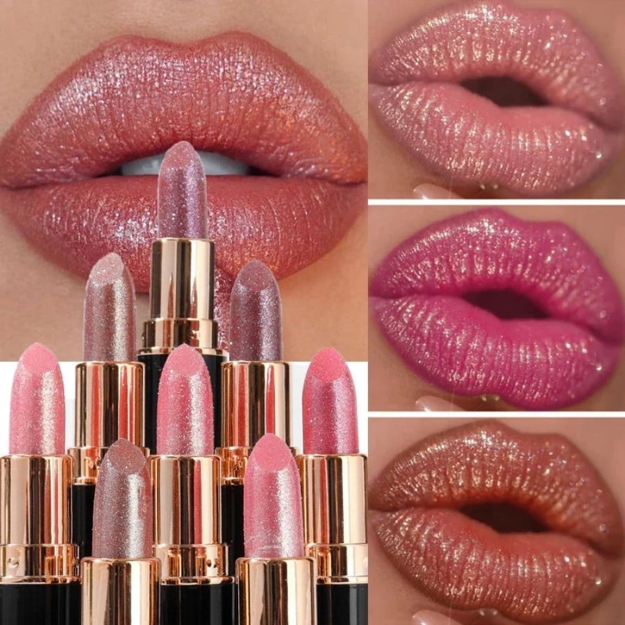 💖🔥Limited Time Hot Sale🌺Diamond Lip Gloss Glitter Lipstick Waterproof