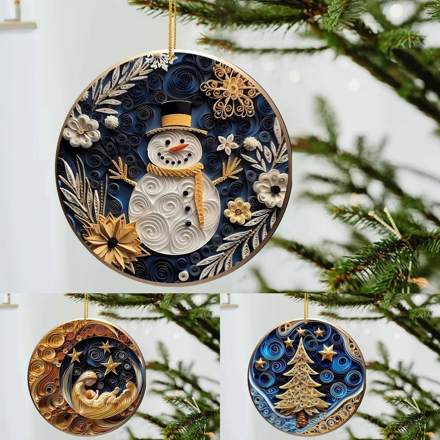 💥Special sale - Handmade Ornaments With Good Wishes