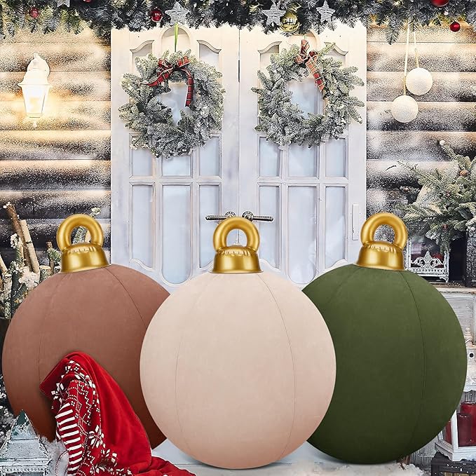 š„Special sale - Giant Inflatable Velvet Christmas Balls
