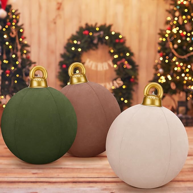 š„Special sale - Giant Inflatable Velvet Christmas Balls