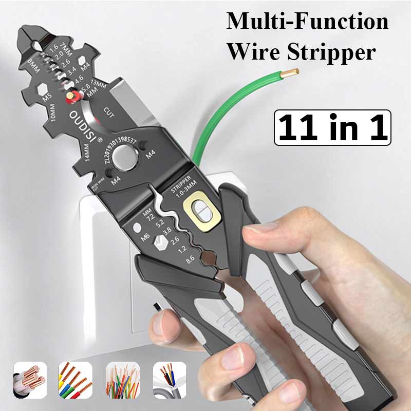 đĽHot sale promotion 58% OFFâ¨11 in 1 multi-function wire stripper