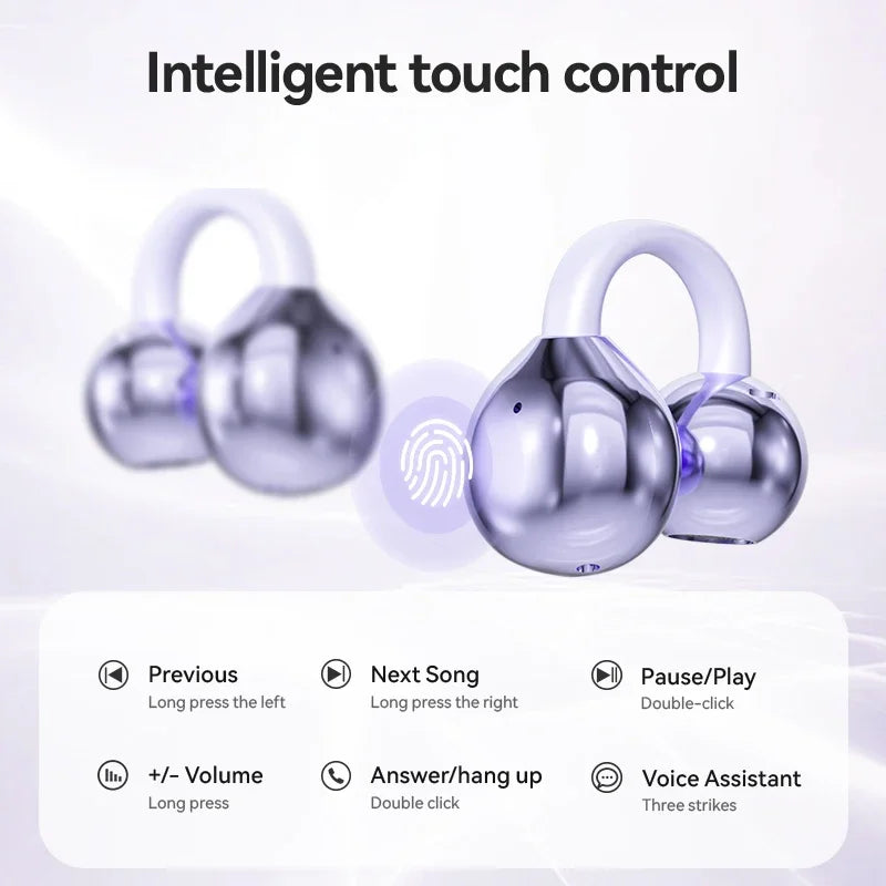 👗🔥Limited time offer, last day 56% off🔥Ear Clip Bluetooth Headphones