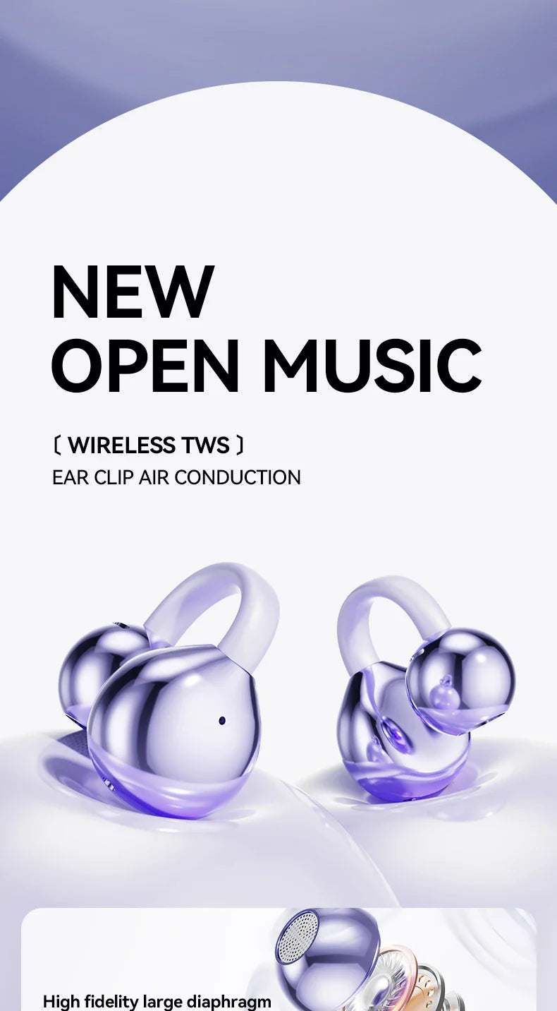 👗🔥Limited time offer, last day 56% off🔥Ear Clip Bluetooth Headphones