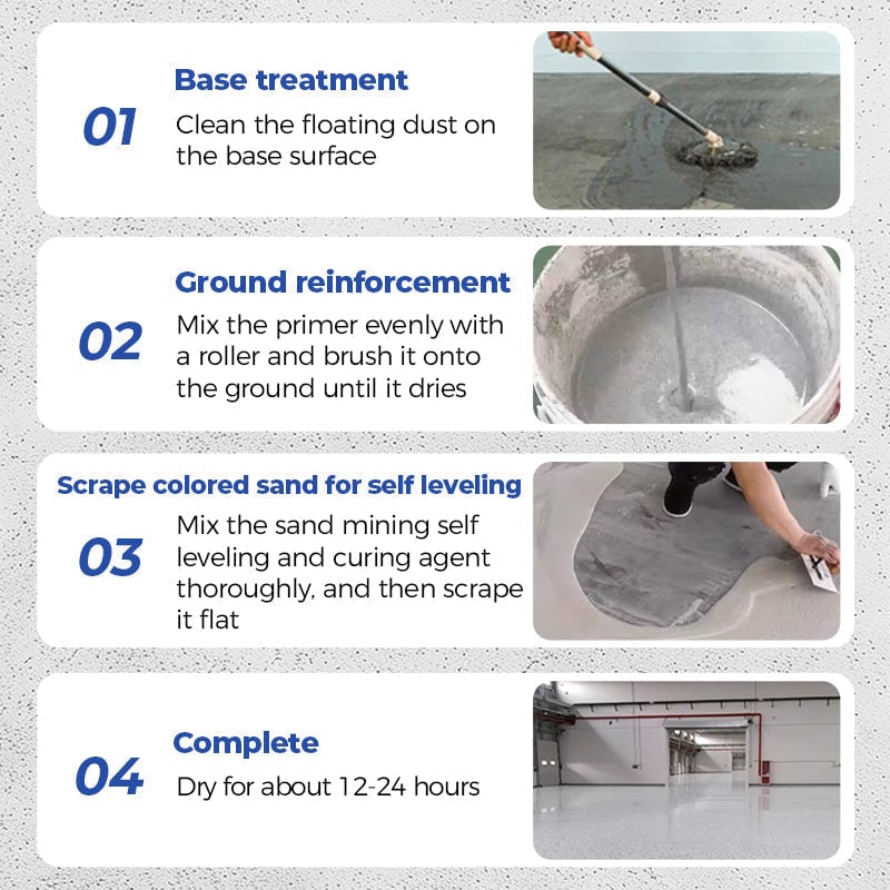 🔥Last Day 48% OFF🔥High Gloss Effect Epoxy Floor Coating with Marble