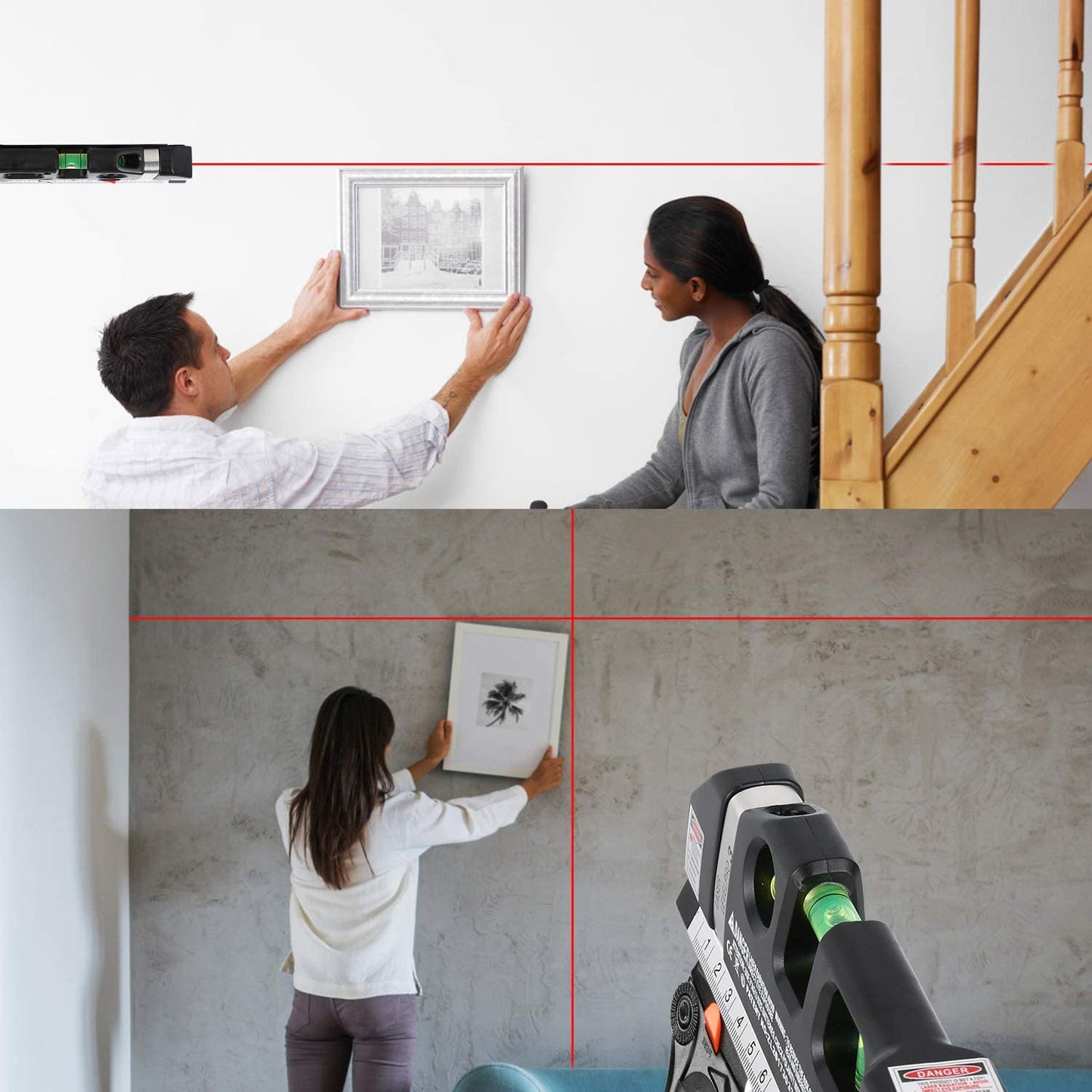 Wyhsports - Laser Level Ruler Multi-functional Household Infrared Decoration
