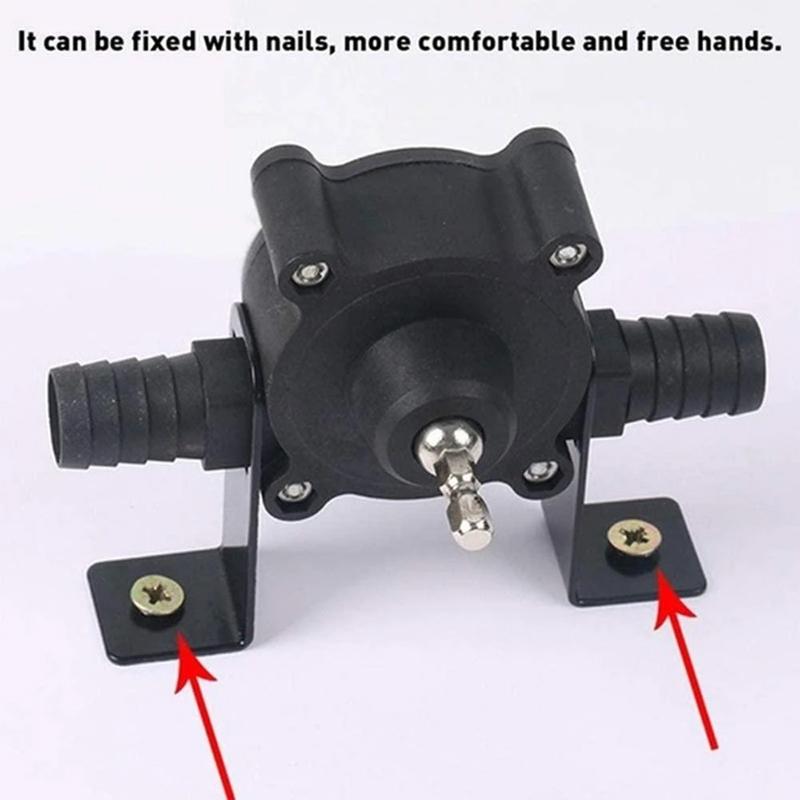 Wyhsports - Hand Electric Drill Drive Self Priming Water Transfer Pump