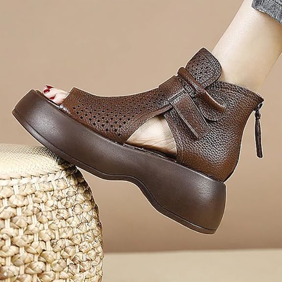 ð¥Special sale - Newest Women's Retro Soft PU Leather Sandalias