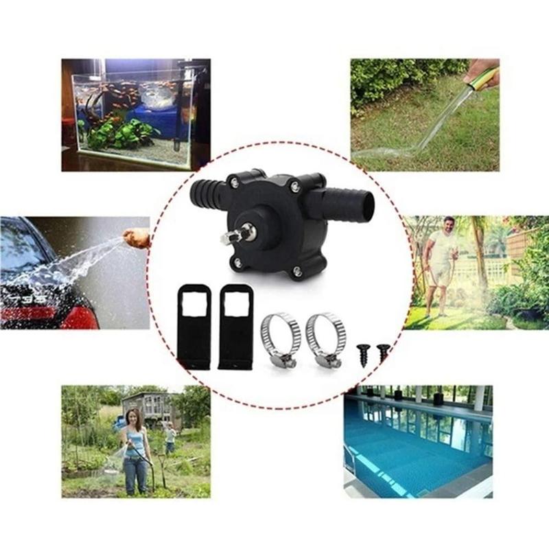 Wyhsports - Hand Electric Drill Drive Self Priming Water Transfer Pump