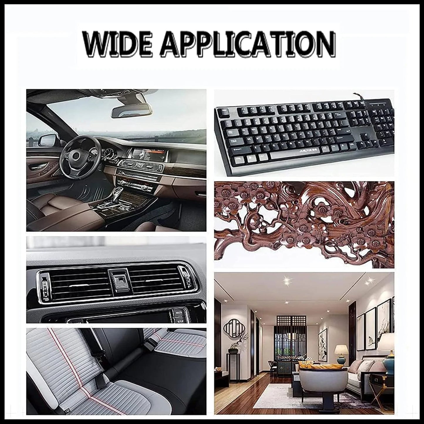 🔥LAST DAY 59% OFF🔥Exclusive Logo Customization🚗Car Interior Cleaning Multi-Tool Brush(2PCS)