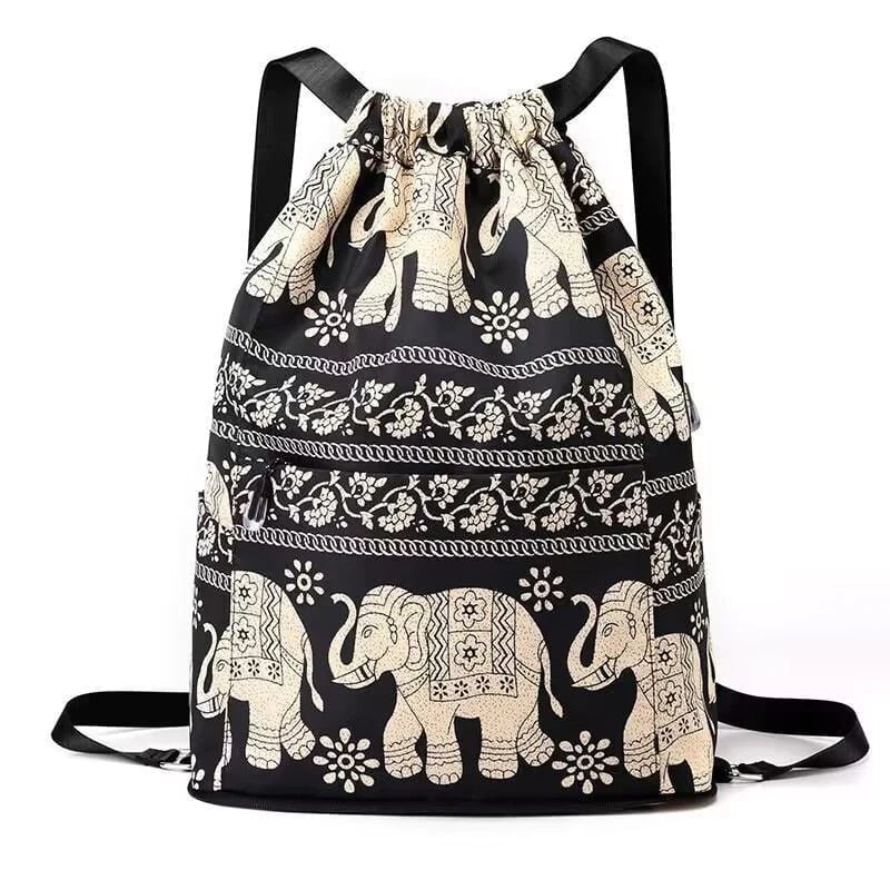 💥Special sale - Drawstring foldable large capacity wet and dry separation travel sports backpack