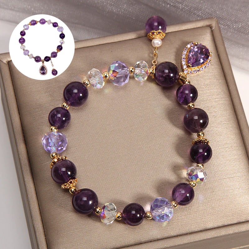 💥Special sale - Natural Amethyst Water Drop Bracelet