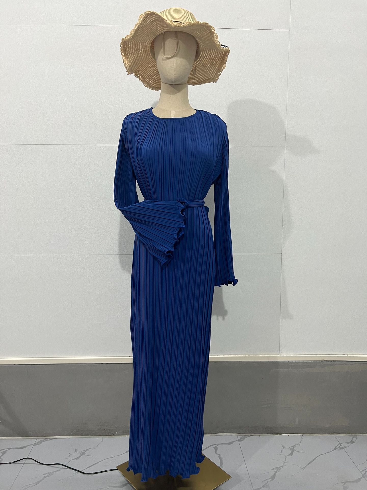 💥Special sale - Pleated Bell Sleeve Maxi Dress