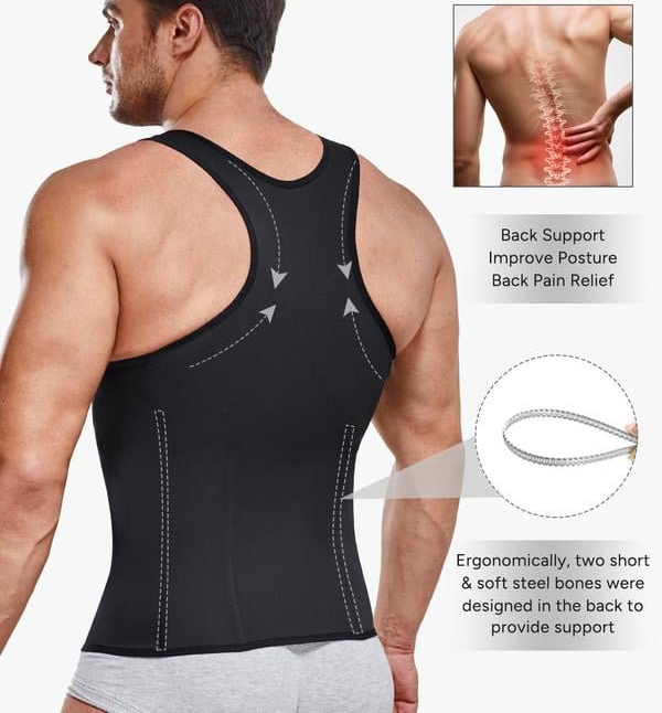 🎽50% off new products🎽men's waist-tightening zipper vests